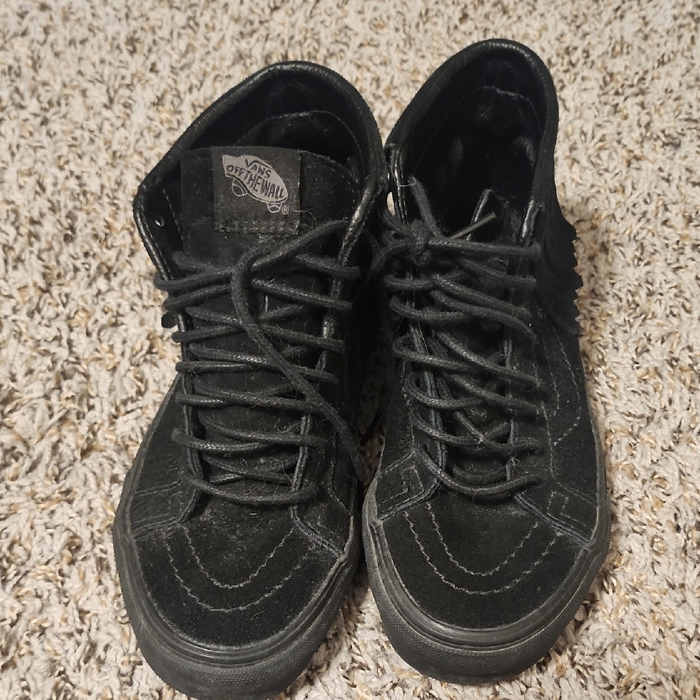 Vans Black High Top Sneakers
